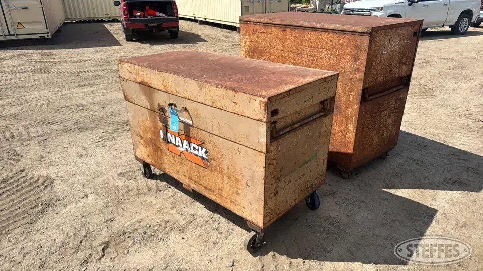 (2) Knaack Storage and Bench