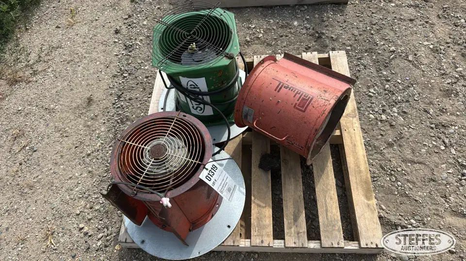(3) Bin fans
