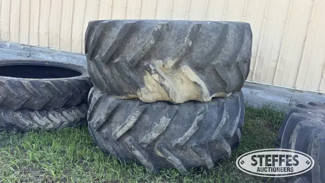 (2) Goodyear 800/70R38 tires