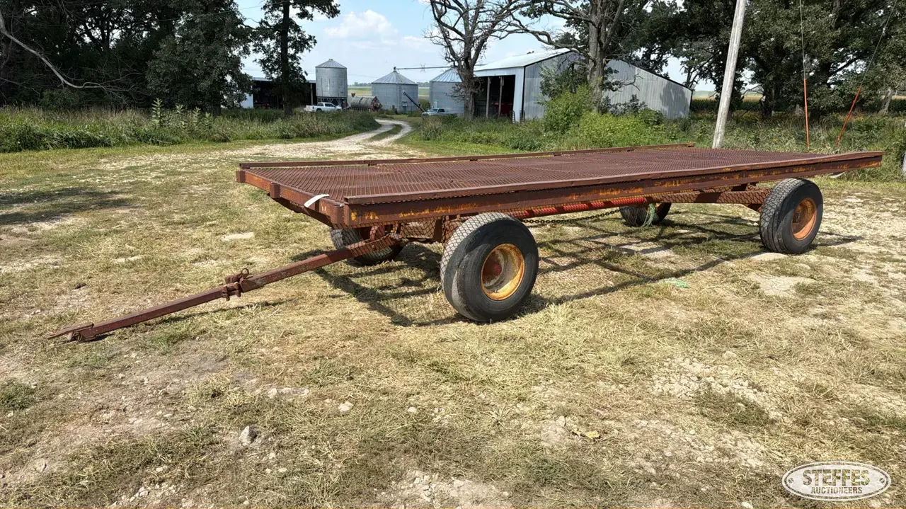 Hay rack Bale Transportation | Steffes Group