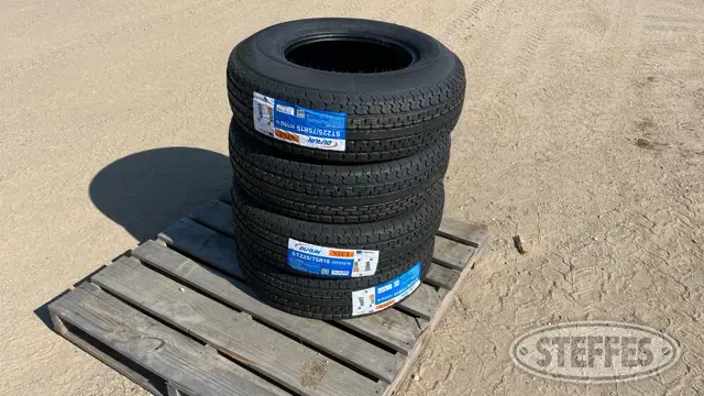 (4) Durun ST225/75R15 tires