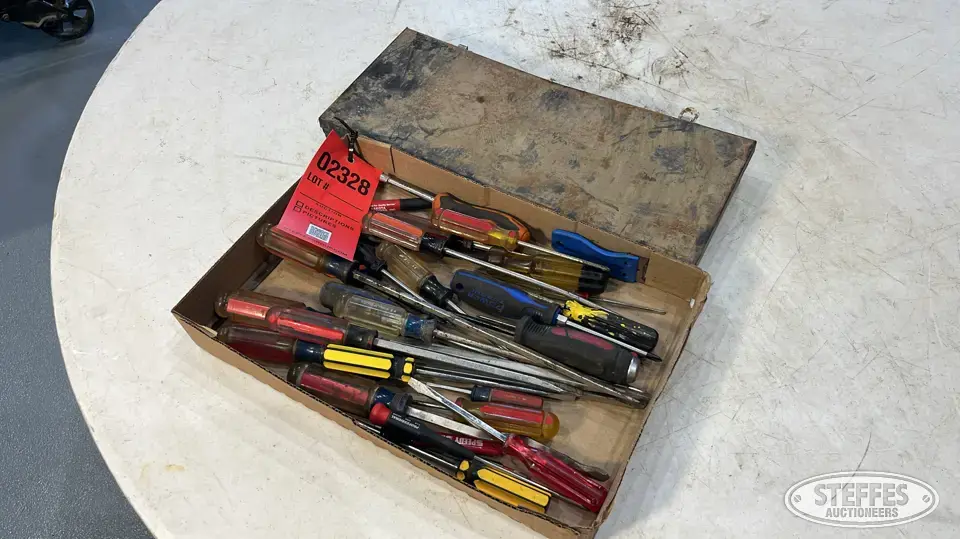Socket set and assorted screw drivers General Tools and Shop Supply