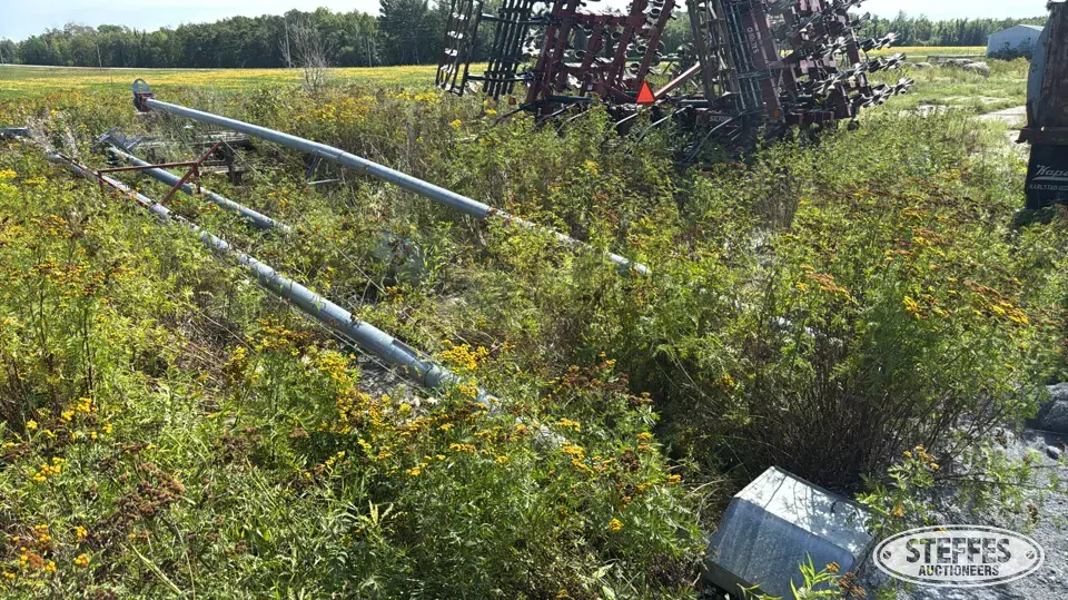 (3) 6” cross augers Transfer-Jump Augers and Conveyor