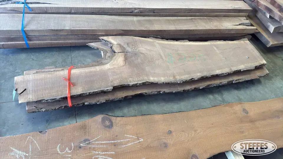 (2) Black walnut slabs Business Inventory