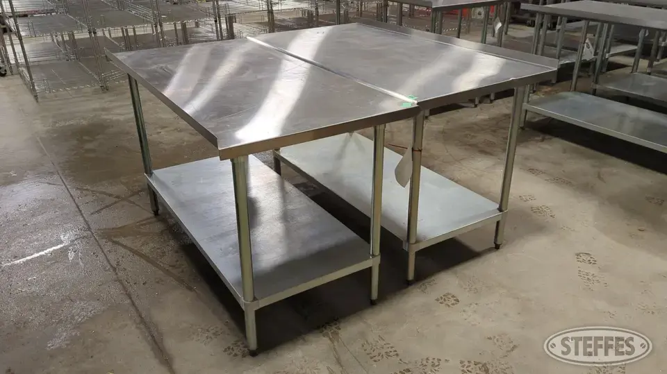 (2) Advance Tabco tables General Business Support Item