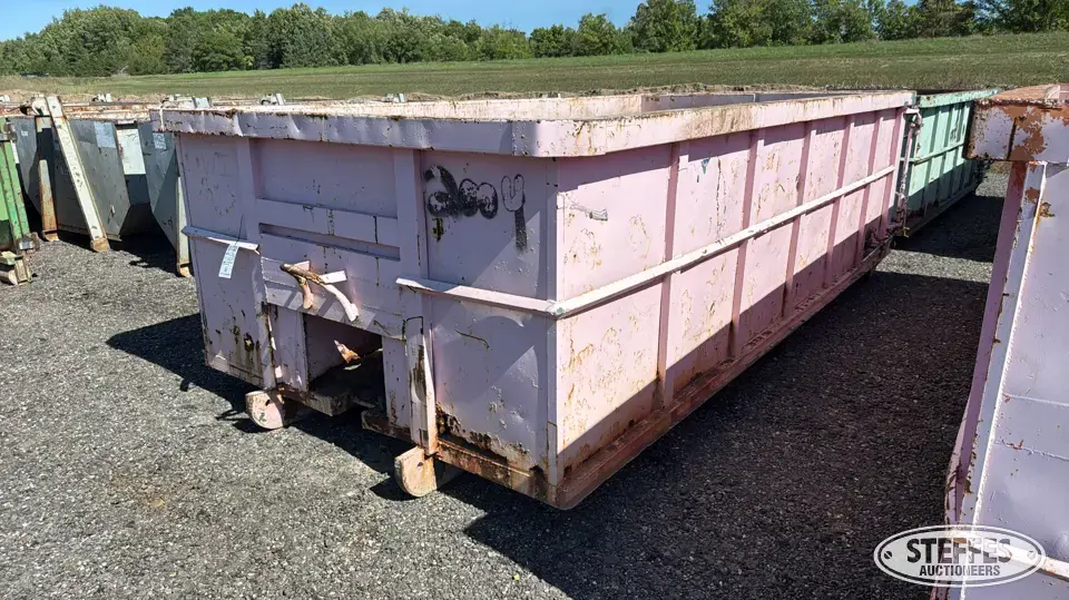 18 yd. roll-off dumpster Construction Support Item