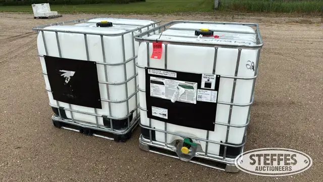 (2) 265 gal. poly totes