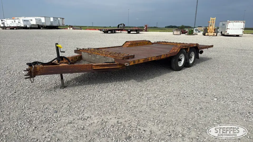 1978 Shop-built flatbed trailer