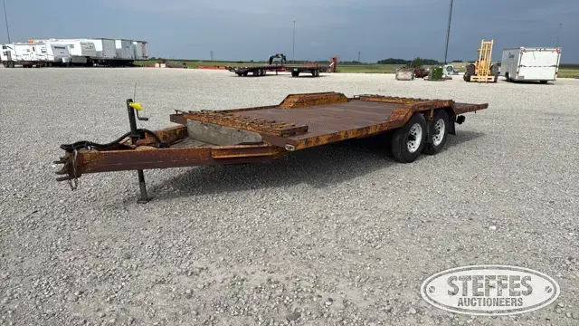 1978 Shop-built flatbed trailer