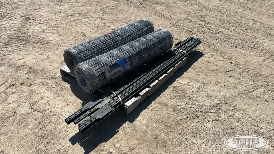 (2) Fence rolls & (10) T-posts Business Inventory