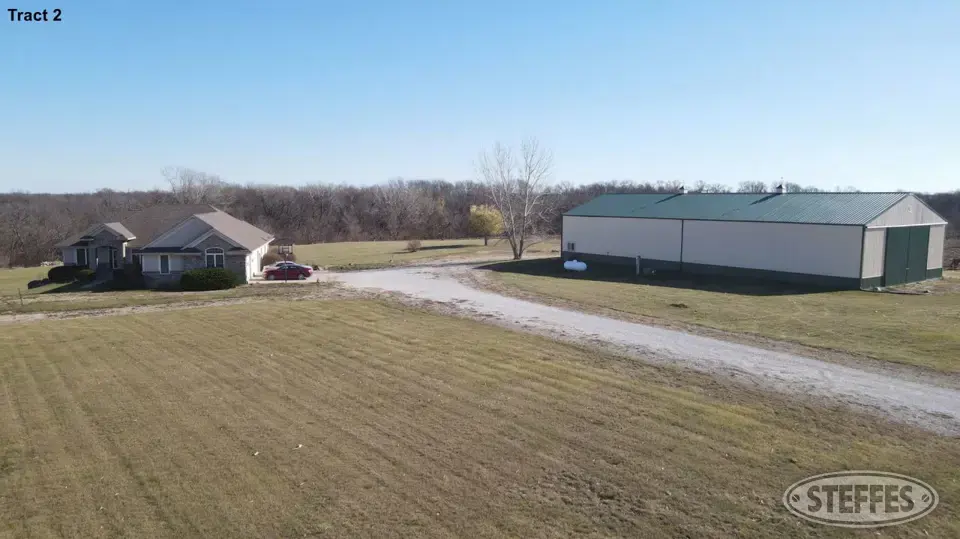Tract 2 – Home & Building on 10.02 Surveyed Acres Acreage-Farmstead