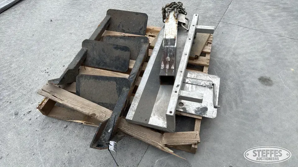 Shop-built steel steps Truck-Trailer Part