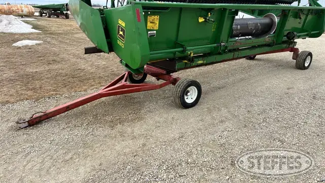 Shop-built 4-wheel header trailer
