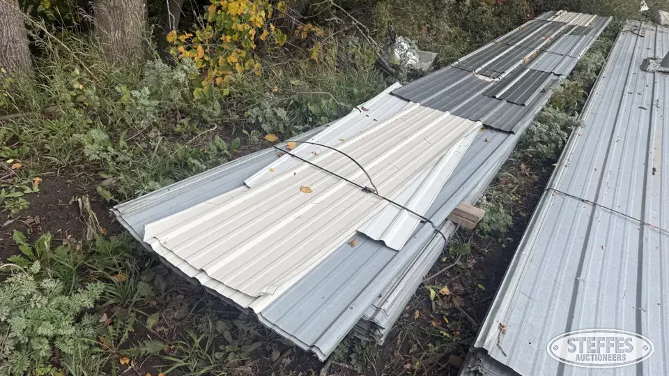 Approx. (50) sheets of steel Construction Support Item