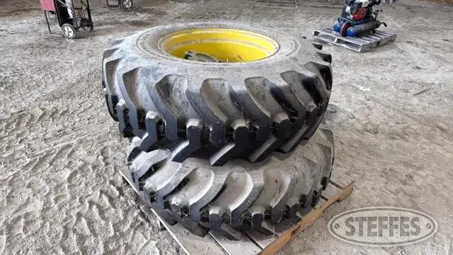 (2) Galaxy 440/80-24 tires