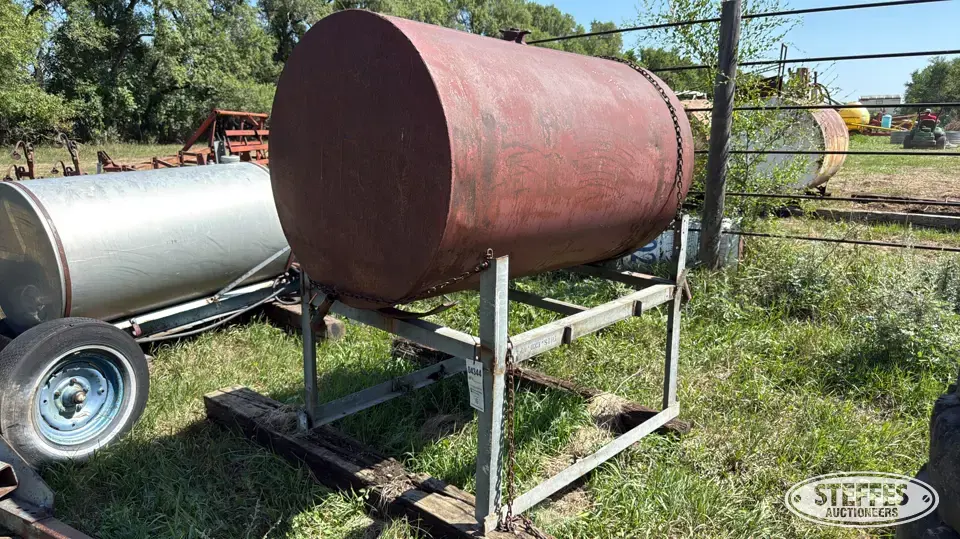 300 gal. gravity fuel tank