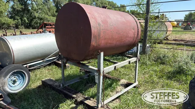 300 gal. gravity fuel tank