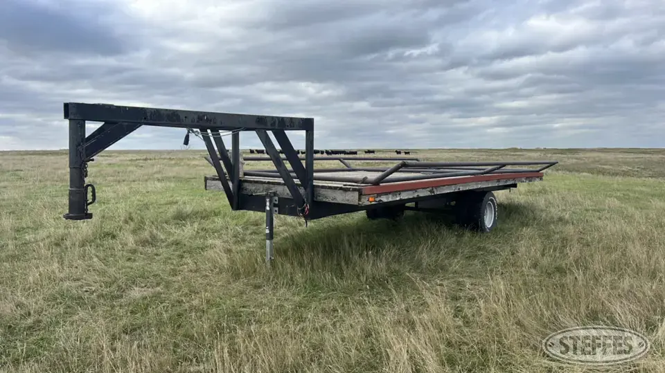 Shop-built bale trailer Bale Transportation