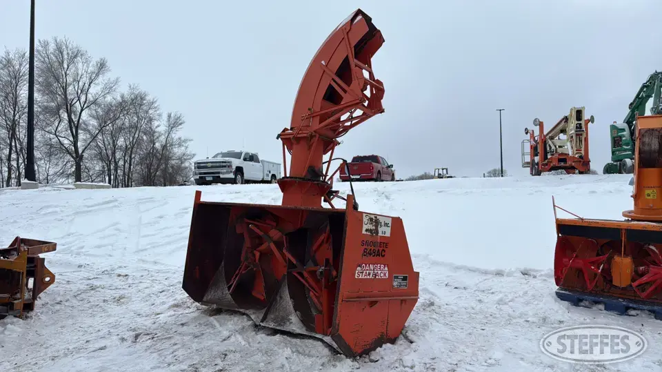 Fair Mfg. Snocrete 848AC 3 Pt. Snowblower