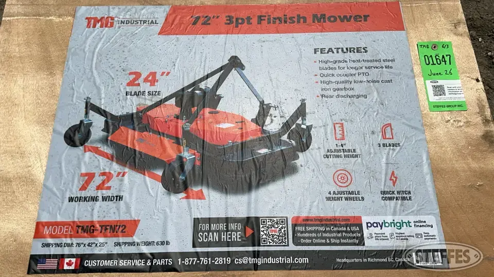 2024 TMG-TFN72 Rotary Mower