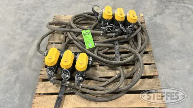 (6) Banjo liquid fertilizer control valves