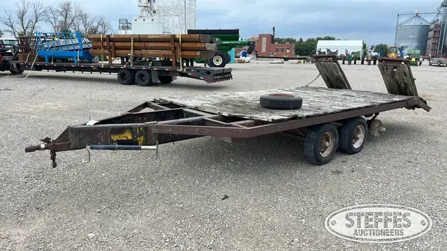 Shop-built equipment trailer
