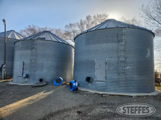 (2) Westeel grain bins