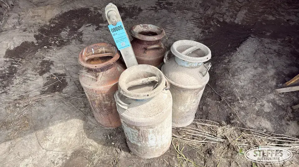 (4) Milk cans Personal Property