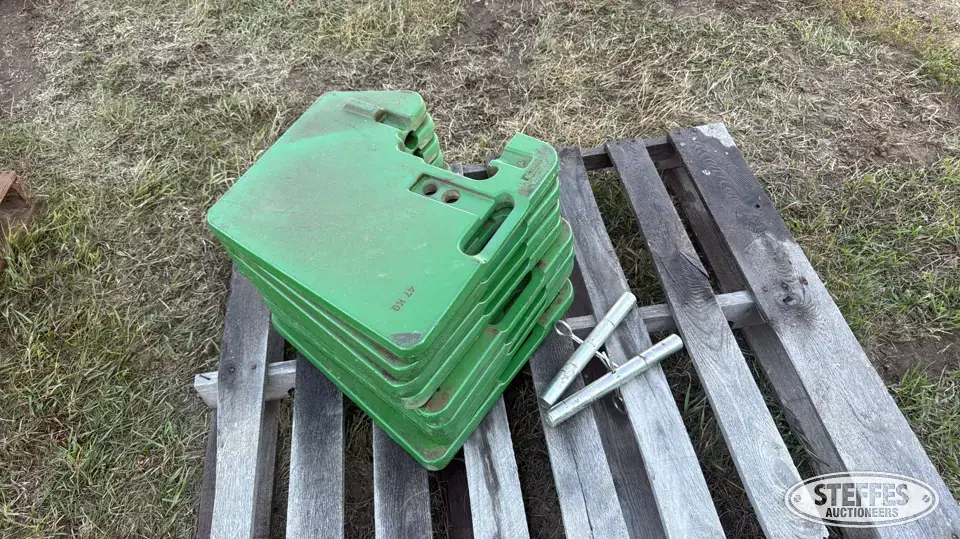 (8) John Deere suitcase weights Ag Equipment Part