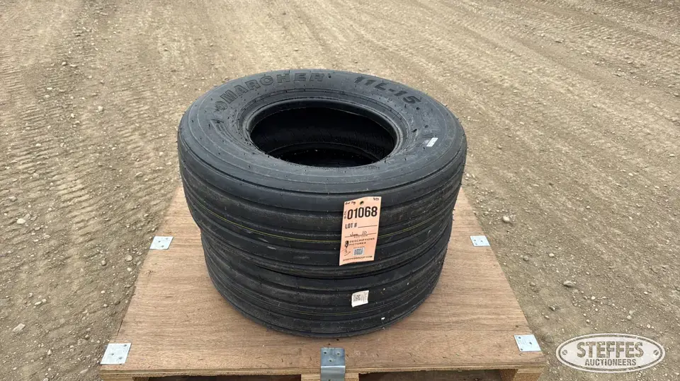 (2) Marcher 11L-15 implement tires Tractor-Implement Tire