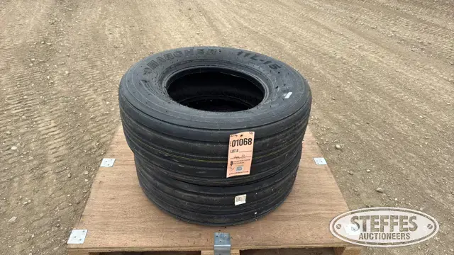 (2) Marcher 11L-15 implement tires