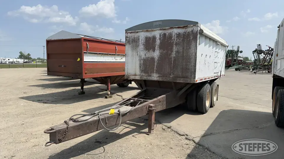 1978 Shop-built tandem axle pup trailer