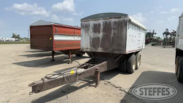1978 Shop-built tandem axle pup trailer