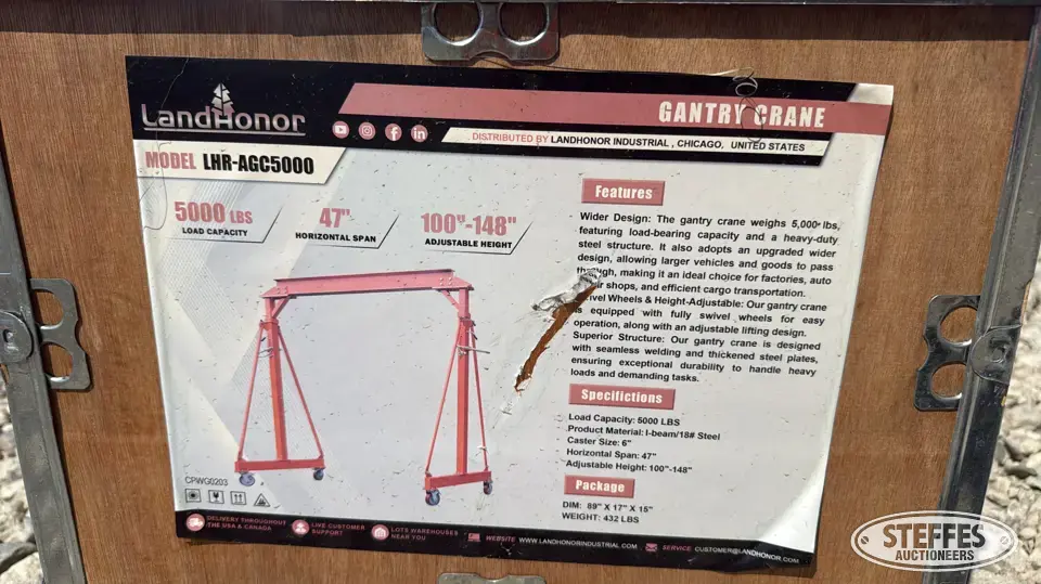 Land Honor LHR-AGC5000 Farm Support Item