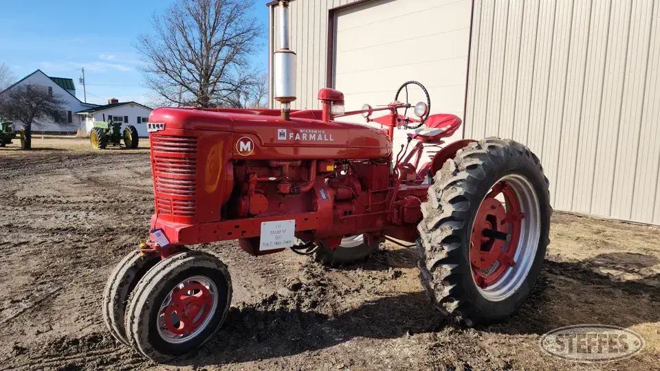 1951 McCormick Farmall M Collectible Show Tractors-Stationary Engine