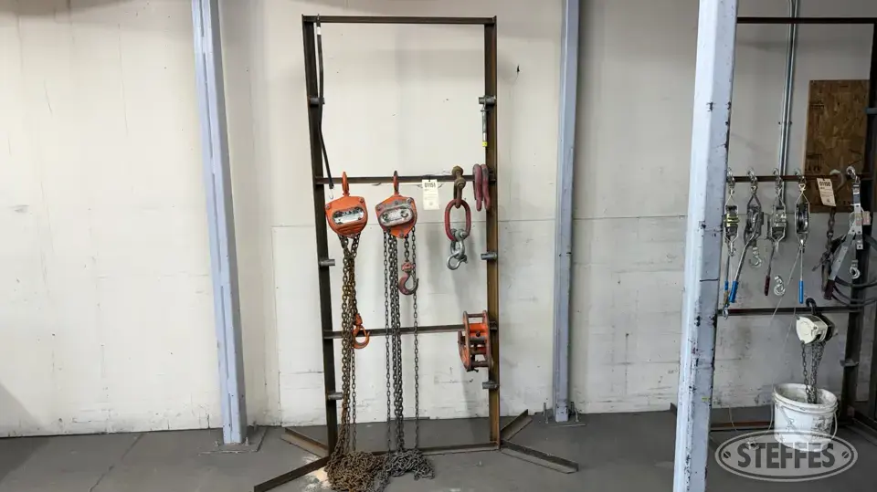 Shop-built metal rack General Tools and Shop Supply