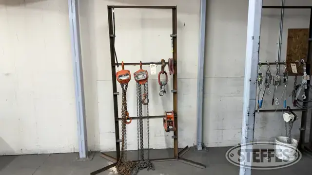 Shop-built metal rack