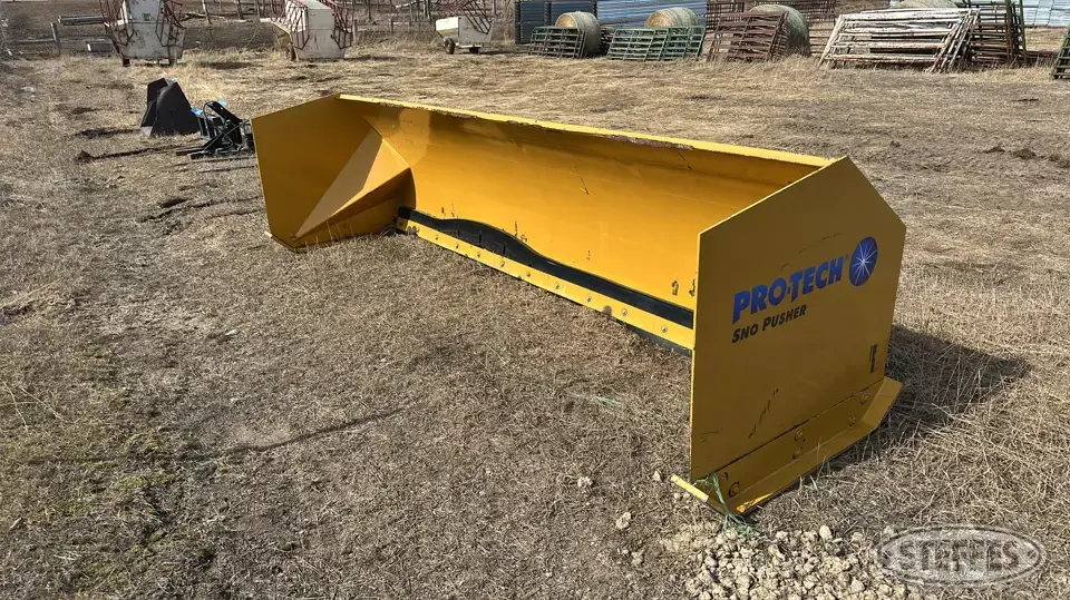 Pro-Tech SP14L Skid Steer Snow Pushers and Snowblower
