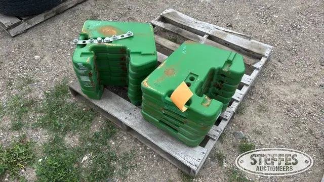 (14) John Deere suitcase weights