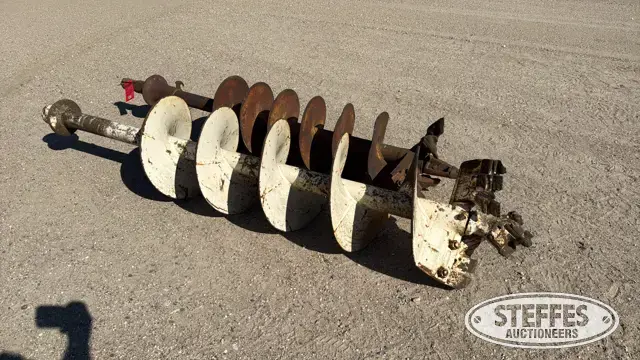 (2) Post hole auger