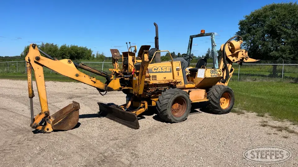 Case 860 Trencher