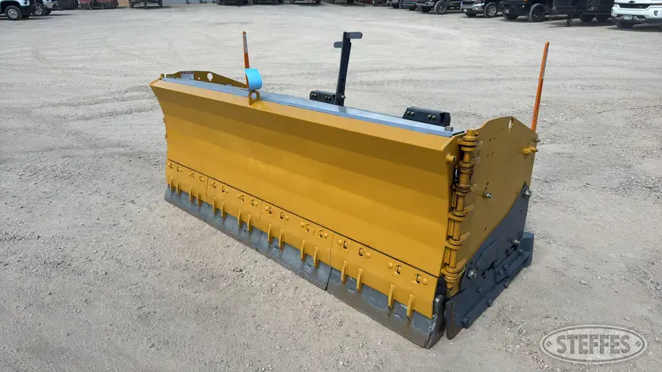 Metal Pless Skid Steer Snow Pushers and Snowblower