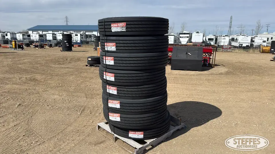 (8) Aosen ALS915 11R24.5 tires Truck Tire