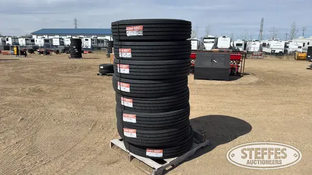 (8) Aosen ALS915 11R24.5 tires