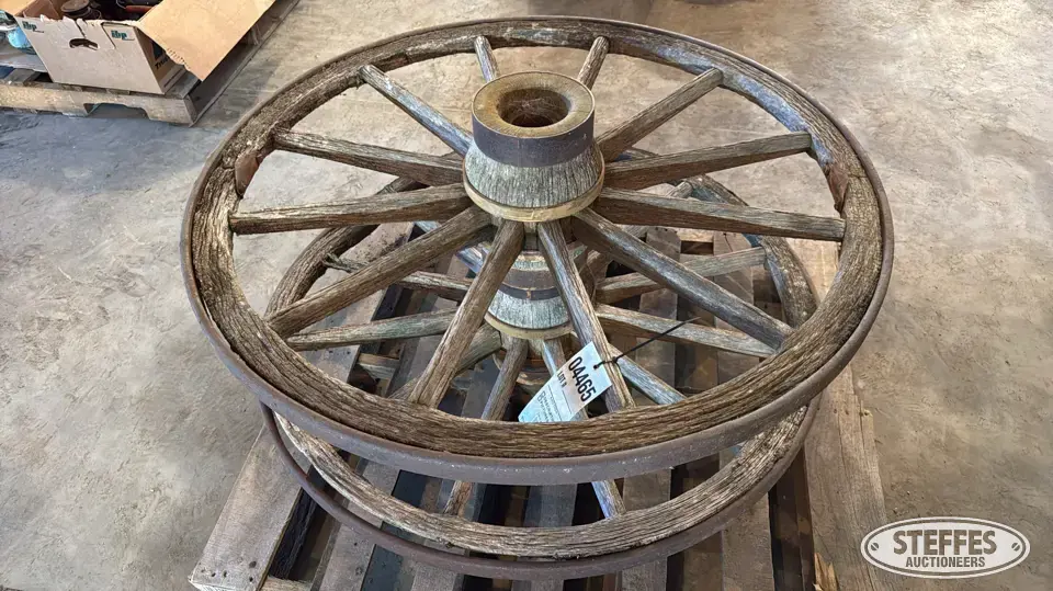 (2) Antique wheels Collectibles-Other