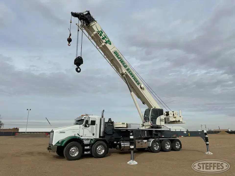 2015 Terex X080 80 Ton Crossover on 2015 Kenworth T800 Boom Truck