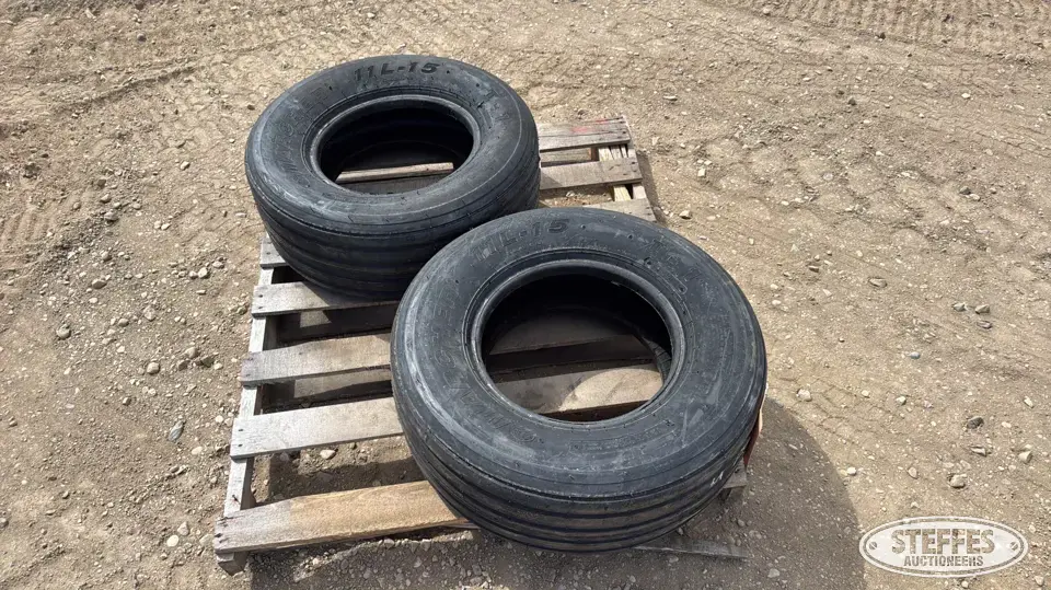 (2) Marcher 11L-15 implement tires Tractor-Implement Tire