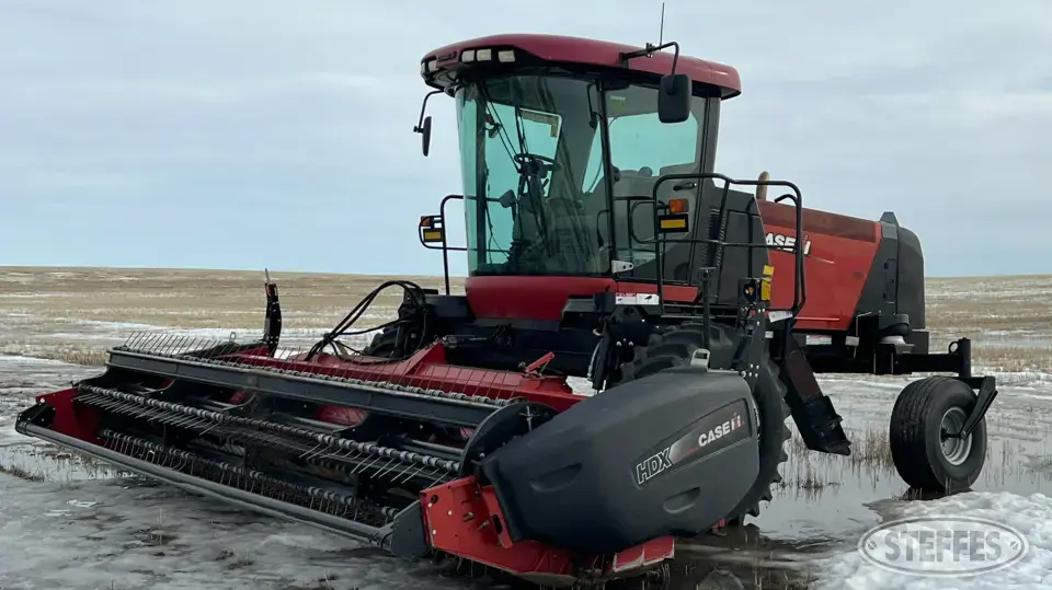 2008 Case IH WD1203 Self-Propelled Windrower