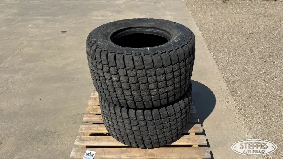 (2) Galaxy 33x15.50-16.5 tires Tractor-Implement Tire