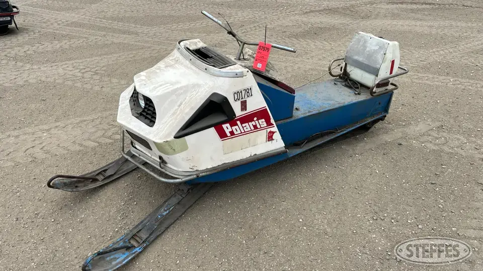 Antique Polaris snowmobile